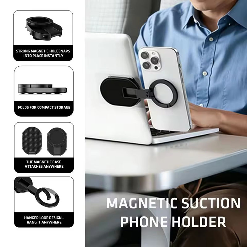 Mobile Pedestal Cabinet - Support de téléphone magnétique pliable 3