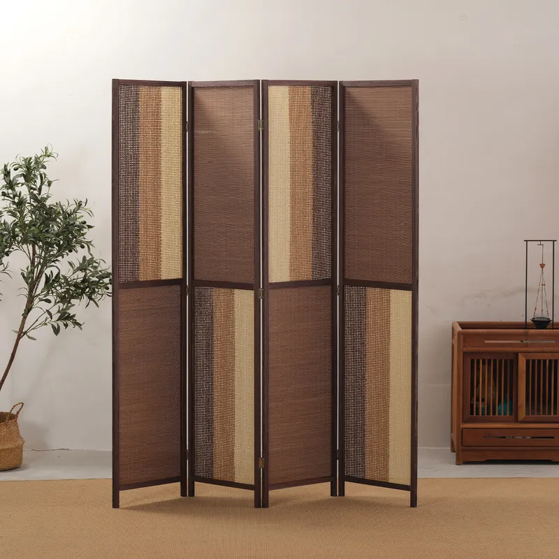 Paravent pliant moderne en rot - Partition Screen Divider avis et prix