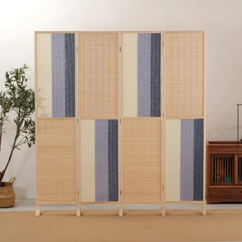 Paravent pliant moderne en rot - Partition Screen Divider avis et prix