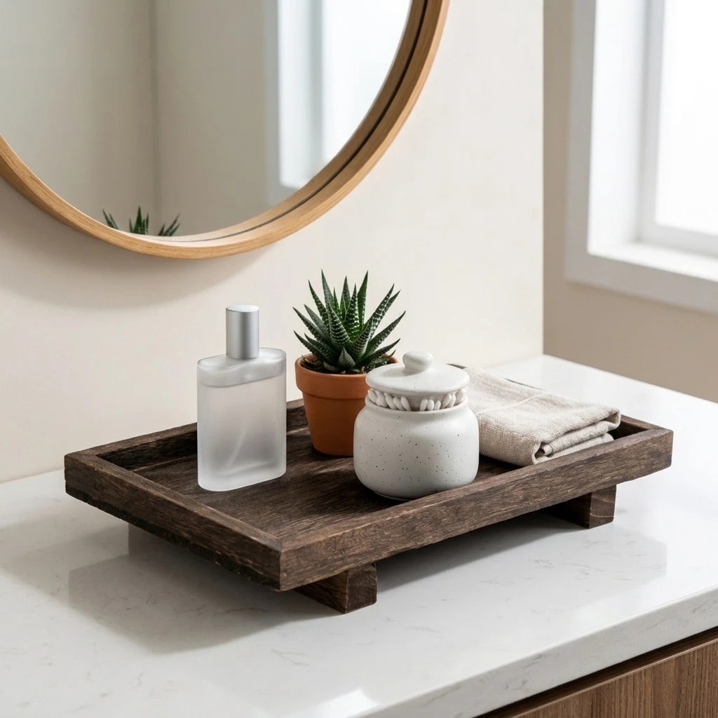 Plateau de rangement en bois r - Desk Organizer avis et prix