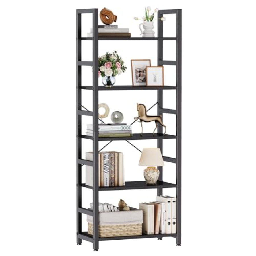 Étagère à 5 niveaux, bibliothè - Bookshelf avis et prix