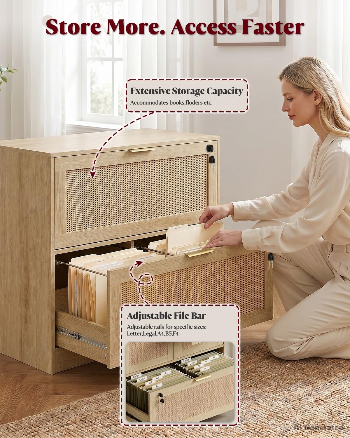 Armoire à dossiers à 2 tiroirs - Printer Stand avis et prix