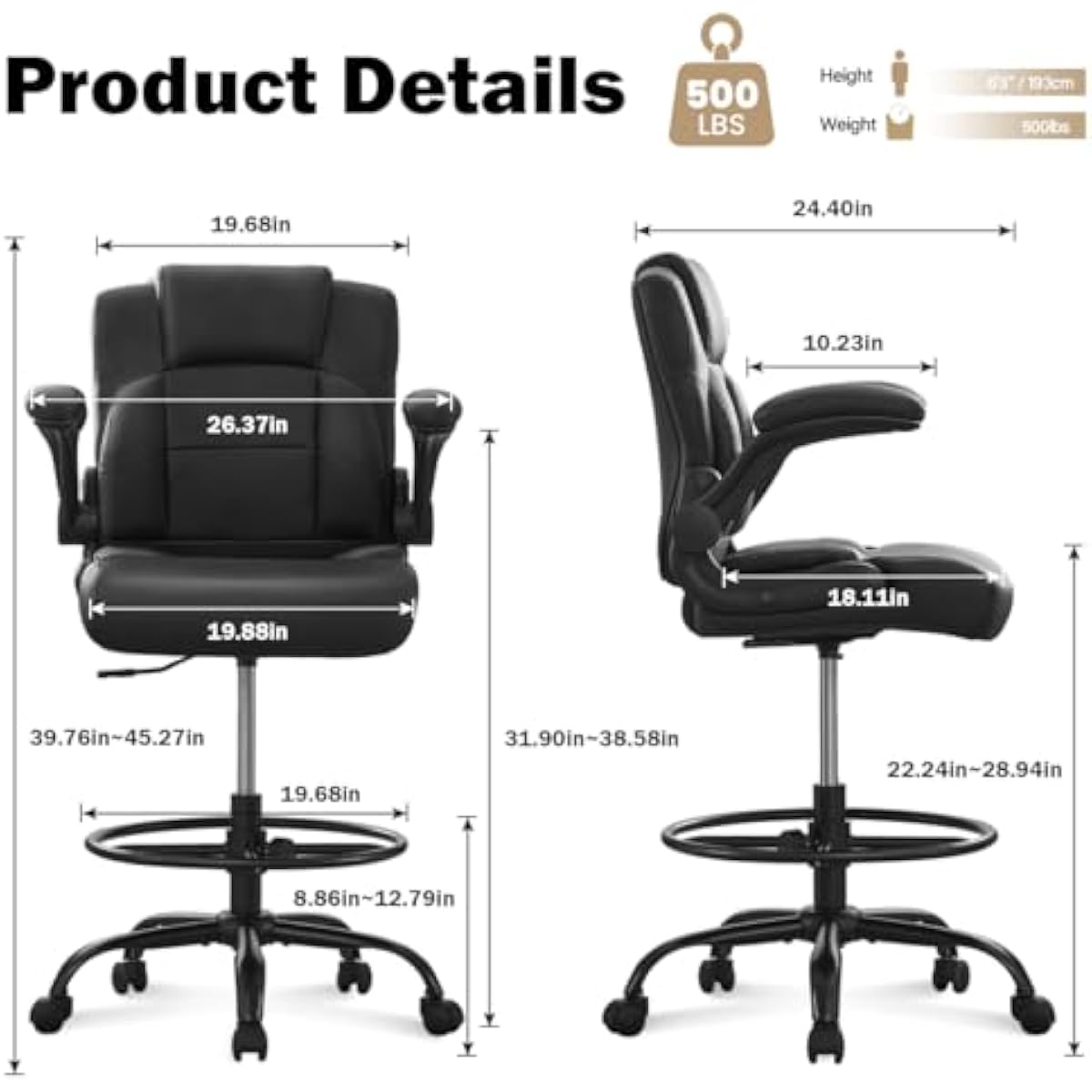Tabouret ergonomique surélevé  - Standing Desk avis et prix