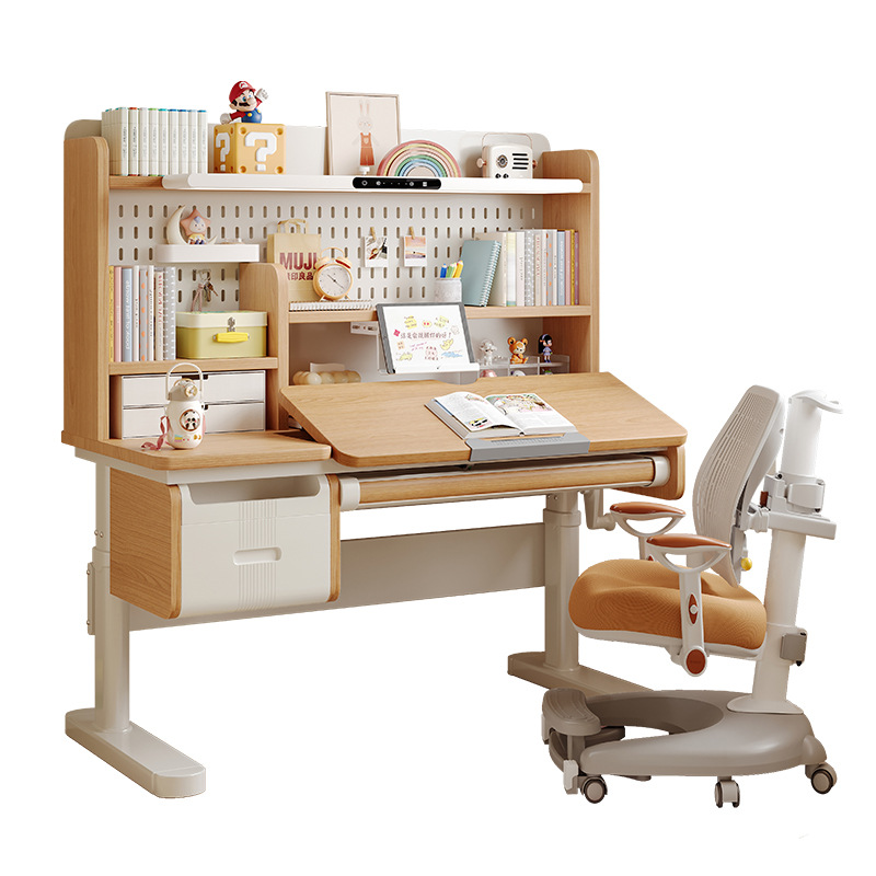 Bureau d'étude en bois massif, - Desk Lamp avis et prix