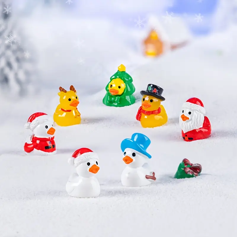 Mini canard de noël en résine, - Office Furniture Brands avis et prix
