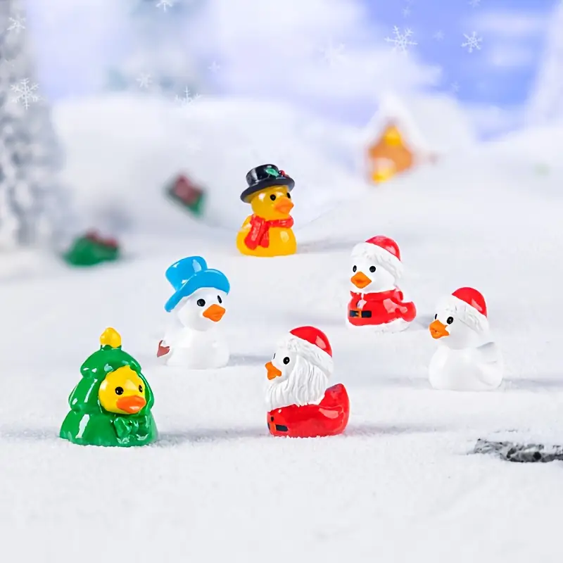 Mini canard de noël en résine, - Office Furniture Brands avis et prix